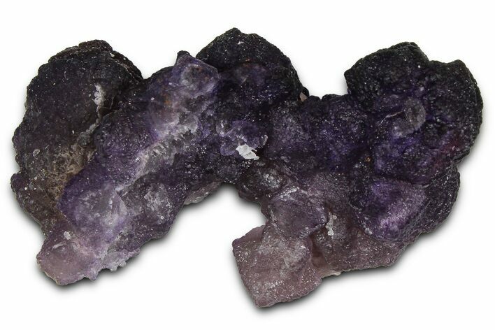 Rich Royal Purple Octahedral Fluorite Crystal Cluster - Arizona #368360